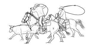 We are some great fwssr themed coloring pages for you to color! Team Roping Coloring Pages