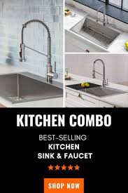 Model# vt3322g2 (261) $ 279 00. Kraus Loften All In One Dual Mount Drop In Stainless Steel 33 In 2 Hole Single Bowl Kitchen Sink With Pull Down Faucet Kch 1000 The Home Depot In 2021 Kitchen Sink Faucets Sink Faucets Kitchen