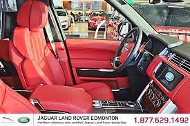 2015 Full Size Range Rover Red Interior Red Interiors Land Rover Car Seats