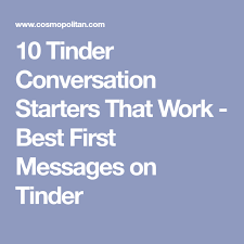 The most successful openers, it turns out, are positive, thoughtful, creative and slightly personalized. Tinder Convo Starters That Really Work Funny Dating Quotes Online Dating Apps Tinder Conversations