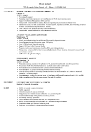 Apply to asset manager, income manager, portfolio manager and more! Fixed Assets Analyst Resume Samples Velvet Jobs
