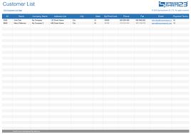 Excel templates for small business is an innovative method of running an excel business. Download A Free Customer List Spreadsheet Template For Excel Create And Maintain Your Customer List With Ease O Excel Templates Spreadsheet Template Templates