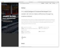 Or a free resume website theme in 2020? Best Resume Website Templates For Online Cv Wplook Themes