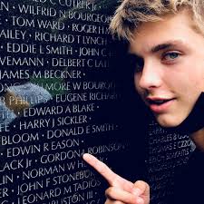 Today, I am reminded of Axel and Eloise at the Vietnam Memorial in DC  finding their great uncle, Edwin R. Eason's name. Freedom isn't free. Never  forget, there is a cost to