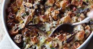 Preheat the oven to 325 degrees. Barefoot Contessa Mushroom Leek Bread Pudding Recipes
