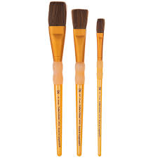 And when brushing just brush well enough to gather the hair in whatever way you want it don't brush until your head. Camel Hair Flat Paint Brushes 3 Piece Set Hobby Lobby 510404