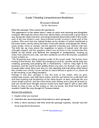 Please use any of the printable worksheets (you may duplicate them) in your classroom or at home. Treasure Islandseventh Grade Reading Worksheets Grade 7 Reading Reading Comprehension Worksheets Comprehension Worksheets 7th Grade Reading