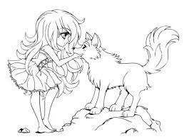 Check spelling or type a new query. Wolf Girl Coloring Page Free Printable Coloring Pages For Kids