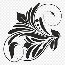 Design Black White Png Clipart Clip Art Swirl Design Simple Graphic