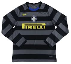 Camisa inter de milão 2021. Inter De Milao Camisa Manga Longa 2021 Uniforme 3