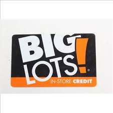 Or click the link below to browse some frequently asked questions. Big Lots Gift Card 53 00 Property Room