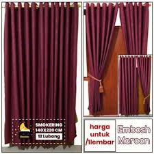 Gordenpun juga bukan hanya bisa digunakan untuk menghalau cahaya yang masuk ke dalam ruangan namun juga menjadi peredam suara dan hiasan. Gorden Jendela Pintu Royal Blue Rp50 000 Gorden Jendela Pintu Ring Smokering Embos Polos Gorden Jendela Gorden Murah Rp41 900 Gorden Jendela Pintu Blackout Import Embosh Serat Tebal Rp118 526 1 Gorden Jendela Pintu