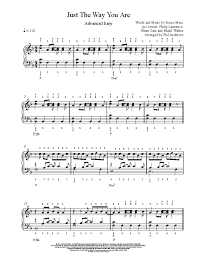 Just the way you are. Just The Way You Are By Bruno Mars Piano Sheet Music Advanced Level