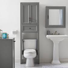 Black Bathroom Storage Cabinet Over Toilet Jesse 22 W X 72 H Over The Toilet Storage Reviews Birch Lane Bathroom Cabinets Designs Toilet Storage Small Bathroom