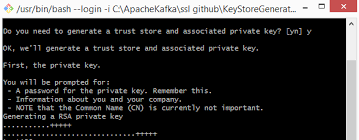 Security in modern enterprises is the utmost cause of concern, it's extremely essential to mitigate any risks of attacks, unauthorised access and data corruption. Kafka Generate Ssl Sh File Get Stuck Stack Overflow