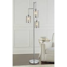 The light that is absorbed from a floor lamp is here at litecraft, we stock a range of different floor lamp designs, suitable for any interior. Gisele Crystal 3 Arm Floor Lamp Costco Uk