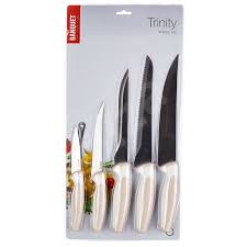 Our range of pedal bins & waste bins are available in a host of colours & sizes. Banquet Trinity Set Of Knives 5pcs Cream Knife Set Alzashop Com