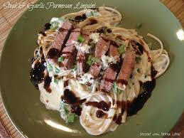Steak Garlic Parmesan Linguini From Dessert Now Dinner Later Comparable To Olive Garden S Steak Gorgonzola Alfredo Emily Scho Food Chicken Snacks Steak