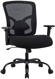 Amazing Offer On Big Tall Office Chair 400lbs Desk Chair Mesh Computer Chair Lumbar Support Wide Seat Adjust Arms Rolling Swivel High Back Task Executive Ergo In 2020 Tall Office Chairs