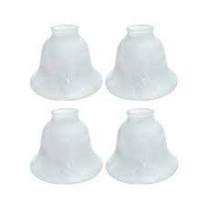 Appearance features an apothecary style clear glass diffuser held in place with a. Aspen Creative Corporation 4 1 2 In Faux Alabaster Bell Shaped Ceiling Fan Replacement Glass Shade 4 Pack 23009 4 The Home Depot
