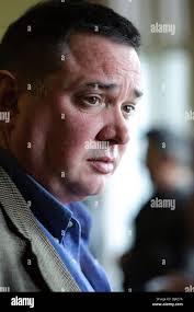 Welsh writer critic and broadcaster John Gower Stock Photo