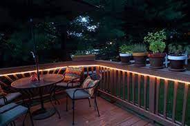 These rope light strands are perfect for our use to illuminate our deck stairs. Image Result For Rope Lights Under Deck Rail Backyard Fences Backyard Backyard Fence Decor