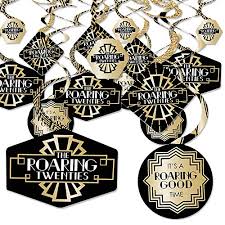 Every good party needs some music, so go one step further and hold a music themed party that will have your guests rocking and rolling all night long. Roaring 20 S 1920s Art Deco Jazz Party Hanging Decor Party Decoration Swirls Set Of 40 In Kuwait Whizz Children S Party Supplies