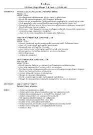 Look over our admin executive cv sample to see examples of all of these completed sections in context. Human Resource Administrator Resume Samples Velvet Jobs