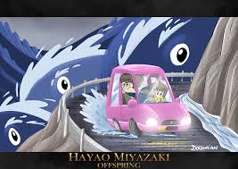 Ponyo on the cliff by the sea. Hayao Miyazaki Offspring Ponyo On Behance