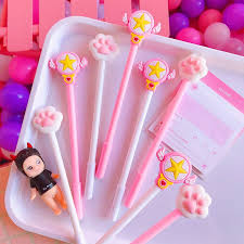 Star And Paw Roller Pen Roller Pen Kawaii Pens Cute Pens