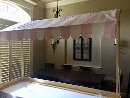 Black And White Striped Retractable Awning Custom Pink And White Striped Awning Valance Scalloped Edge Awning Canopy Canopy Curtains Valance