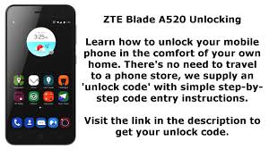 1.5.22 para su android blade l110, tamaño del archivo: Unlock Zte Blade A520 Sim Network Unlock Pin Youtube