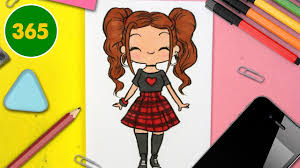 Dessin facile fille bff dessin facile. Comment Dessiner Une Fille Kawaii Dessins Kawaii Facile Youtube