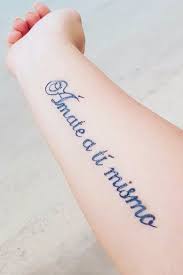 24 Small Spanish Tattoos That Are Easy To Hide Spanish Tattoos Tattoo Quotes Tattoos