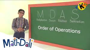 Grade 4 family and community. Order Of Operations Mdas Mathdali Grade 4 Math Youtube