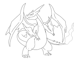 As mega charizard x, her body and legs look healthier physically, even though her arms remain thin. Pokemon Coloring Pages Mega Charizard Y Pokemon Drawings Pokemon Coloring Pokemon Coloring Pages