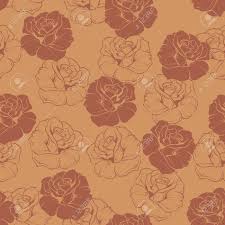 Find the best pattern desktop backgrounds on getwallpapers. Seamless Vector Brown Retro Floral Pattern With Chocolate Roses On Brown Background Beautiful Abstract Vintage Texture With Flowers And Cute Background For Web Design Or Desktop Wallpaper Royalty Free Cliparts Vectors And