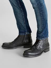 Jack Jones Side Zipper Boots