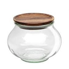 Explore the widest collection of home decoration and construction products on sale. Glass Airtight Jar Deco 1l With Wooden Lid Weck