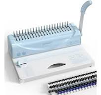 Binder, 21 holes, 450 sheets, comb binder with 1 box of comb spines, comb  binder for letter size, A4, A5 paper