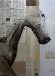 Ashley Collins Sentry Mixed Media Oil And Acrylic On Panel Interesting Art Art Photography Horse Art