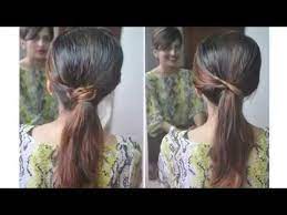 5 Quick And Easy Ponytail Hairstyles For School College Work Indian Hairstyles For Medium Long Ponytail Hairstyles Easy Medium Hair Styles Ponytail Hairstyles
