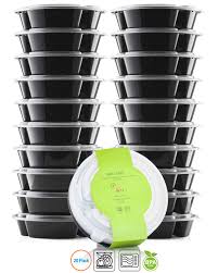 Stacks neatly with other units in the stack & pull series. Chefs Star 3 Compartment Reusable Food Storage Containers With Lids 26 Oz Bpa Free Microwave Safe Dishwasher Safe Stackable 10 Per Pack Set Of 2 Buy Online In Bahamas At Bahamas Desertcart Com Productid 58045243