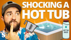 It's called a shock because it literally rips the it's time to go over how to shock a hot tub and if this is your first time, be sure to read through the instructions before starting. How To Shock Your Hot Tub Swim University Youtube