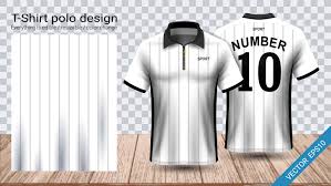 Polo T Shirt Design With Zipper Soccer Jersey Sport Mockup Template For Football Kit Or Activewear Uniform 555442 Vector Art At Vecteezy