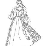 Her full name is barbie millicent roberts. Barbie Princess In Her Wedding Dress Coloring Page Coloring Sun