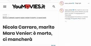 Mara venier ricorda il suo primo amore: Il Marito Di Mara Venier E Morto La Conduttrice Replica Alla Fake News Sulla Morte Di Nicola Carraro