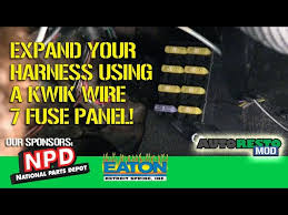 Save with 31 kwik wire coupons, promo codes february 2021. Adding A Fuse Block To Your Existing Wiring Harness Using Kwik Wire Harness Episode 314 Autorestomo Youtube