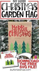 Diy Christmas Garden Flag Burton Avenue Christmas Garden Flag Christmas Garden Christmas Garden Decorations