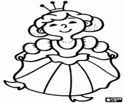 Diferentes membros de famílias reais precisam de sua ajuda para jogadores podem vestir princesas e seus pares dos filmes mais populares da disney. La Princesa Con Precioso Vestido Para Colorear Pintar E Imprimir